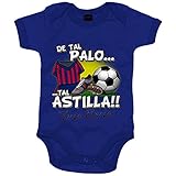 chandal futbol para bebes Ideal para regalar a papis Body bebé De tal palo tal astilla Barcelona fútbol - Azul Royal, 6-12 meses