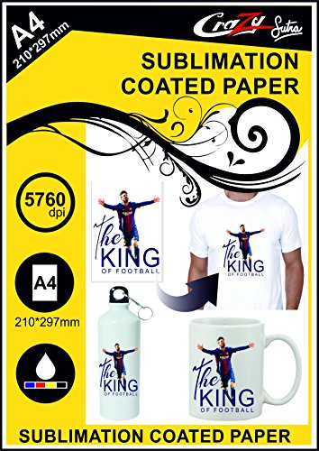 Crazy Sutra Matte Coated Dye Sublimation Sipper Printing A4 Paper (50pc) | Sublimation Paper | Sipper Printing Paper [Paper_SubPaperSipper50Pc4]