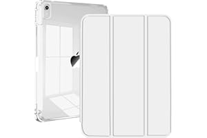 A-BEAUTY Custodia Compatibile con iPad (A16) 11a/10a Generazione (2025/2022) con Portapenne, Cover Trasparente Antiurto, Auto Sonno/Veglia, Argento