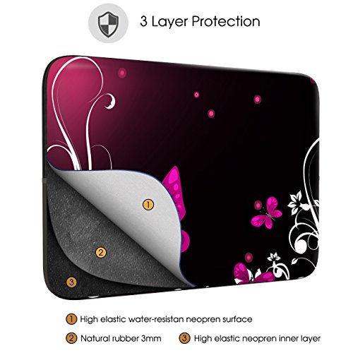 Sidorenko Designer Tablet Tasche für 7-8 Zoll aus Neopren max. Geräteabmessungen 22 x 15,5 cm - 3