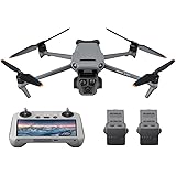 DJI Mavic 3 Pro Fly More Combo con DJI RC (radiocomando con schermo), drone con tripla fotocamera e Hasselblad con CMOS da 4/