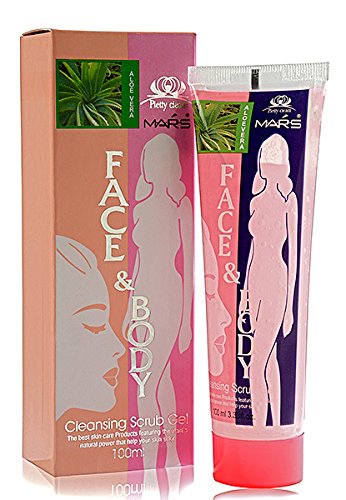 Mars face and body cleansing scrub gel 100 ml aloevera