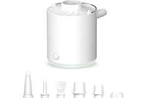 Gokilife Electric Air Pump for Inflatables, Rechargeable 1600mAh Battery Electric Pump with 6 Nozzles, Mini Pumps for Pool Floats Air Bed