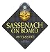 Produktbild Outlander Sassenach On Board Car Sign