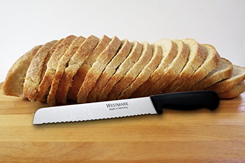 Westmark Brotmesser, Wellenschliff, Gesamtlänge: 30,3 cm, Rostfreier Edelstahl/Kunststoff, Domesticus, Silber/Schwarz, 13552270 - 5