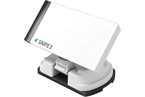 Selfsat Snipe 3 R Twin mit Fernbedienung Black Line - GPS Vollautomatische Antenne Skew Sat System