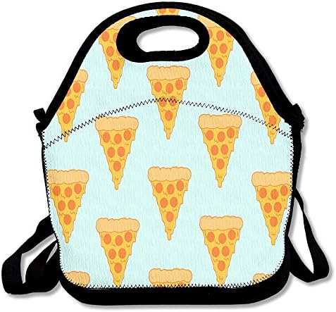 Mexican Pizza Nut Lunch Tote Bag Picnic Lunchbox Insulated Reusable Container Organizer Form Adults, Kids