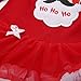 Baby Girl's Headband +Romper +Leg Warmer +Shoes Outfit Christmas Costume