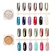 MAKARTT Mirror Powder Gold Silver Pigment Powder Chrome Pigment Nail Glitter Power Dust Nail Sequins (Silver+Gold)