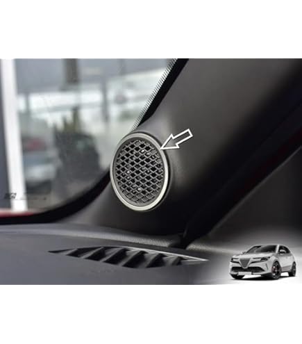 Couvercle En Acier Pour Alfa.Romeo Tonale | Décorations De Porte | 4 Pièces Inox Q4 Rapide Sprint Tribut Italien Plug-in Hybride Tuning Accessoires