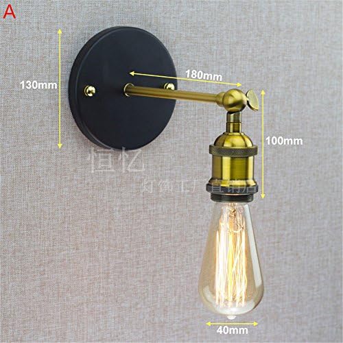 SADASD Iron Art Wall Lamp Bathroom Dresser Modern Minimalist Makeup Wall Lamps,