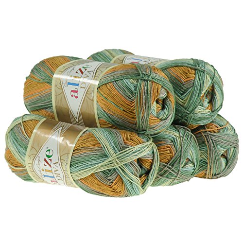 Strickgarn ALIZE DIVA BATIK #3239, 100g - 2
