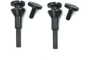 scottchen PRO Mounting Mandrel 3/8" & 1/4" Arbor Hole (2pack) for Type 1 Cut-Off Wheel 1/4" Shaft for Die Grinder Rotary Tool