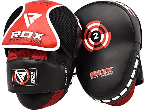 RDX MMA Incurvé Pattes d'ours Boxe Muay Thai Pao Frappe Cible Kick Boxing Pads Mitaines Entraînement