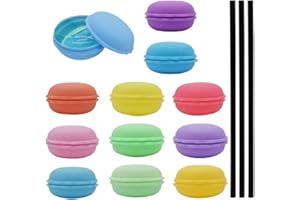 Simmpu Schleim Spielzeug,Simuer 12 Stücke Macarons Slime Clay Crysta Schlamm Kit Jelly Spielzeug Plastilin Magic Plasticine weichem Mud für Kinder