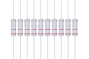 YOKIVE 30 Pièces Métal Oxide Film Résistances, Axe plom Résistance, Garder Normal Circuit Fonctionnement, Idéal pour Électrique Puissance Équipement (Gris, 2W, 0,22 Ohm)