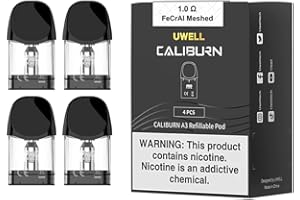 Uwell Caliburn A3 / AK3 Refillable Pod No Nicotine(1Ω)
