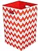 Modern Littles Chevron Folding Laundry Basket (Bold Red)