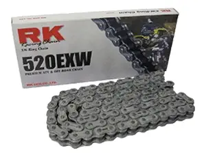RK Racing Chain 520EXW-66 Steel 66-Links XW-Ring Chain with Connecting Link