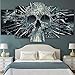 Produktbild myvovo Kein Rahmen Moderne Home Decor Wanddekoration HD Drucken Malerei 5 Stücke Scary Skull Mask Skeleton König auf Leinwand Artwork abstrakte modulare Bild