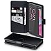 Produktbild Sony Xperia XA Ultra Case, Terrapin [ECHT LEDER] Brieftasche Case Hülle mit Kartenfächer und Bargeld für Sony Xperia XA Ultra Hülle Schwarz