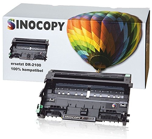 SinoCopy Trommeleinheit für Brother DR-2100 HL 2140 / 2150 N / 2170 N / 2170 W , DCP 7030 / 7040 / 7045 N , MFC 7320 / 7320 W / 7340 / 7440 N / 7440 W / 7840 W DR2100 DR 2100