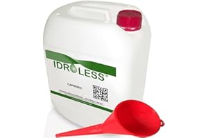 IDROLESS Impermeabilizante para humedades capilares Capirsec (10L + 1 Cánula) - Líquido inyectable que evita la ascensión de humedad en paredes y muros