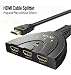 Produktbild HDMI Switch, 3 Port 4K HDMI Switch 3x1 Switch Splitter mit Geflochtenen Kabel Unterstützt Full HD 4K 1080P 3D Spieler