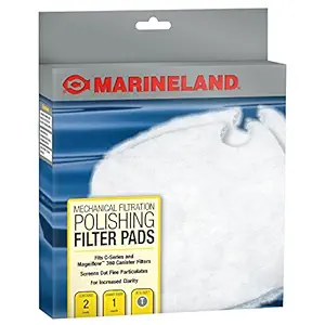 Marineland Polishing Filter Pads, Mechanical Filtration For Canister Filters, Fits 360