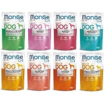 Monge Grill Cane Bocconcini Salmone - 12 Bustine Da 100gr, Senza Cereali, Con Glucosamina Per Articolazioni - Foto 12