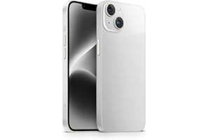 TF Skins passend für iPhone 13 Skin Schutzfolie für die Rückseite und Seiten in edler Optik inkl. Kameraschutz Schutz vor Kratzern (Weiß Glänzend)