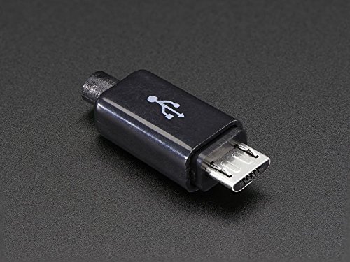 Adafruit USB DIY Slim Connector Shell - MicroB Plug [ADA1826]