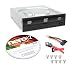 Produktbild Lite-On Super AllWrite IHAS124–04-kit 24 x DVD +/-RW Dual Layer Brenner + nero 12 Essentials Burning Software SATA Kabel Kit