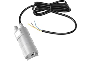 GEARMONSTER Tauchpumpe 12v, 600 L/H Tauchwasserpumpe, 5m Lift Wasserpumpe für Wohnmobil Gartenbewässerung Wohnwagen Aquarium Fish Tank Teich, mit 1.5m Kabel