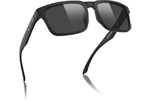 STGATN Grosse Köpfe XL Sonnenbrille Herren Polarisiert und UV Schutz, 155 MM Klassisch Übergroße Sonnenbrillen für Big Heads, TR90 Ultraleichte Brille für Sport, Fahren, Arbeit, Angeln, Fahrten
