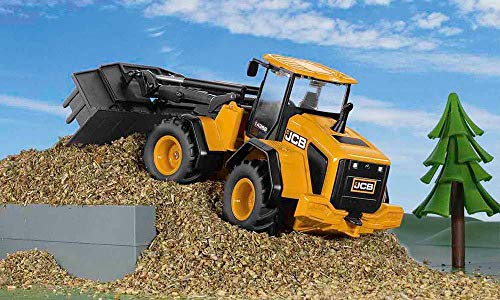 SIKU 3663, JCB 435S Agri Radlader, 1:32, Metall/Kunststoff, Orange, Frontladerwechselsystem - 6