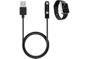 Laddare smart klocka 2 stift 4 mm, magnetisk laddare anslutna klockor, kompatibel med YAMAY SW022, AGPTEK LW11, GTX, Xiaomi H
