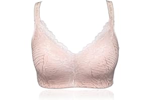 Sendyou ES66 Sostén con Bolsillos para Mujer Brasier mastectomía para protesis de Mama Hermoso Encaje