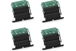 COPPERCART Ensemble de 4 attaches verrou ZF Clicksur H876E pour tablier de volet roulant - Fixation sécurisée pour volets roulants - Verrou automatique 2 maillons - Attache clipsable de sécurité anti-effraction