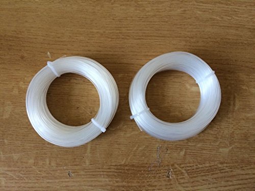 60m Mähfaden Trimmerfaden Ersatzfaden Rasentrimmer Motorsense Fadenspule 1,2mm