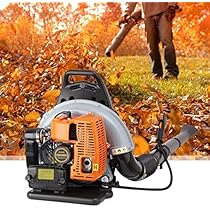 63CC Benzin Laubbläser Rückentragbar - 3 PS Mit 330 Km/h Windgeschwindigkeit - Laubsauger Für Große Gärten & Parks