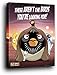 Produktbild Angry Birds Mini-Poster als Blockbild - Star Wars, Obi Wan, Dies Sind Nicht Die Vögel Die Du Suchst (50 x 40cm)