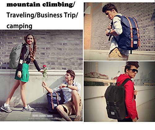 35L Laptop Rucksack Backpack Schulrucksack Damen Herren Studenten 17 3 Zoll Backpack Notebook Outdoor Reise Gro  e Kapazit  t mit USB Port Daypacks Sc