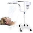Professional 2 in 1 Facial Beauty Steamer with 3X Magnifying Lamp, Stand Movable Facial Steamer with Beauty Lamp, Multifunctional Spa Beauty Salon Skin Care Steamer Equipment for Home or Salon