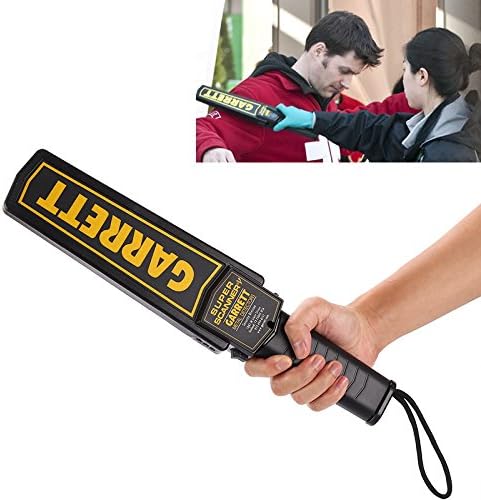 Handheld Metal Detector LED Light Sound Alarm Highly Sensitive 9V Battery