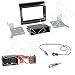 Produktbild Einbauset: Doppel-DIN 2-DIN Blende Radioblende piano schwarz mit Ablagefach für Fiat Ducato (Facelift) ab 2016 + Radioanschlußkabel / ISO Radio Adapter + Antenne Stecker mit Fakra Phantomeinspeisung