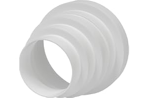 REPA MARKET Connettore riduttore in linea per condotto adattatore per sfiato 3 4 5 6 pollici // 80-150 mm