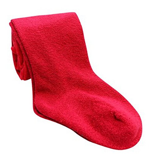 BB Smile Baby Girl Spring Golden Silk Decorated Cotton Leggings Children Big PP Render Pants Pantyhose - Red (for 0-6 Months Newborn wear)