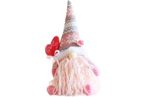 NTEVXZ Gnomi di Peluche, Gnomo di Festa della Mamma, Decorazioni per Festa della Mamma Gnomo, Gnomi Peluche, per Decorazioni Natale, Festa della Mamma, Compleanno, Rosa