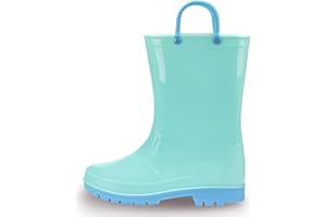 EUXTERPA Gummistiefel Kinder Wasserdichte Regenstiefel rutschfest Regenschuhe für Jungen und Mädchen